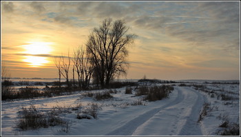Sonnenuntergang im Winter / ***