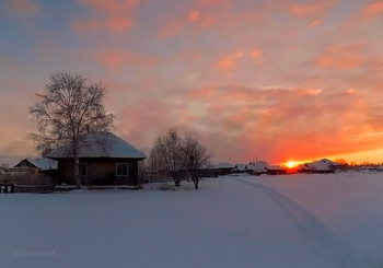 Sonnenuntergang im Winter / ***