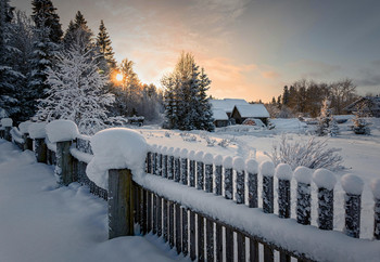 Im Winter Melancholie Glückseligkeit und Ruhe ... / ***
