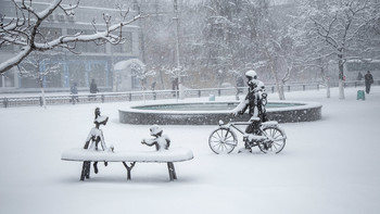 Winter im Dorf / ***