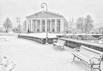 Snowy day / Vitebsk, Belarus