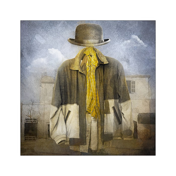 Porträt im Hintergrund / Digital art