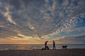 Abendstimmung am Meer / ***