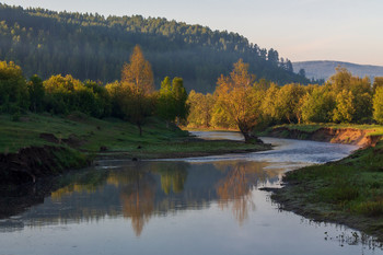 Dämmerung auf dem Red River / ***