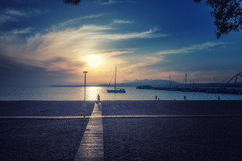 Abendstimmung am Meer / ***