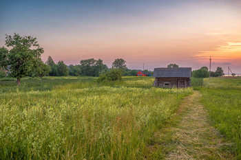 Abend im Dorf / ***
