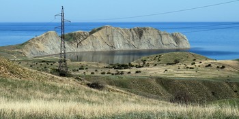 Industrial Chameleon / View of Cape Chameleon between Koktebel and Ordzhonikidze