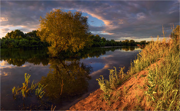 Abend auf dem Fluss / ***