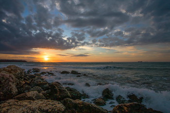 Abendstimmung am Meer / ***