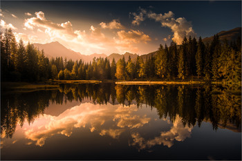 Schattensee / Morgens am Schattensee in Krakauschatten Steiermark