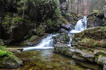 Rißlochfall / Rißlochwasserfälle bei Bodenmais - Bayern