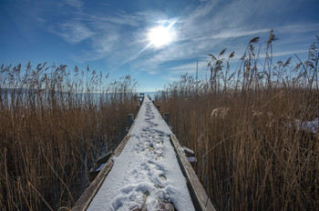 Schneesteg / Fischersteg am Ammersee