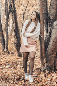 in den herbstlichen Wald / ***