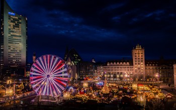 Weihnachtsmarkt / Weihnachtsmarkt Leipzig