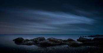 landscape / Moonlight in White Rock B.C