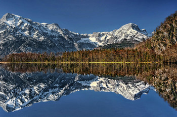 Seespiegel / Spätherbst am Almsee