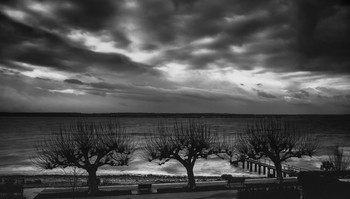 aufgewühlt / Sabine traf den Bodensee.