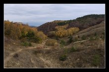 Herbst Weg in die Berge / ***