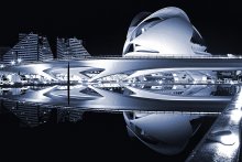 El Palau de les Arts Reina Sofía in b&w / Ciudad de las Artes y las Ciencias, Valencia, Spain.
http://www.flickr.com/photos/alena_romanenko/3096480160/