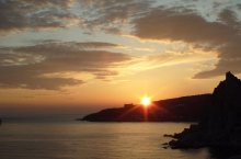 den Sonnenuntergang beobachten ... / *****