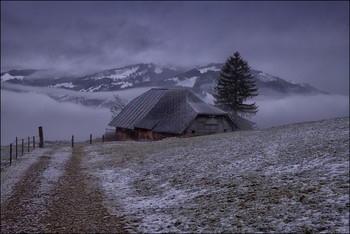 Regen und Schnee / Landleben