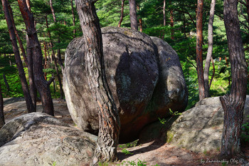  / North Korea. Mt. Kumgang biosphere reserve. Lagoon Sami