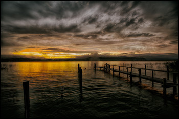 Am See / Sonnenuntergang