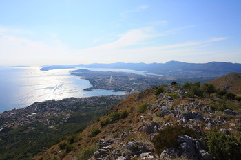 Kroatien / In der Bildmitte liegt Split / Kroatien.