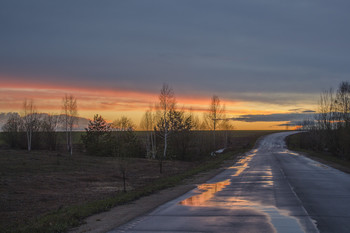 Sonnenuntergang nach regen / ***