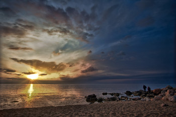 Abendstimmung am Meer / ***
