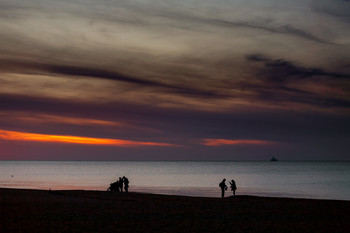 Abendstimmung am Meer / ***