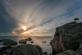 Abendstimmung am Meer / ***