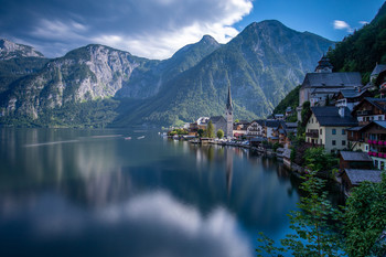 Hallstatt / Hallstatt im letzten Sonnenlicht