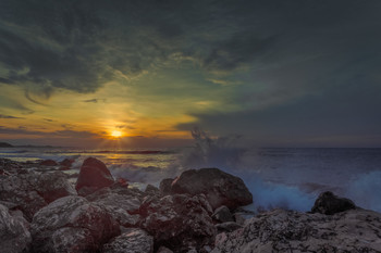 Abendstimmung am Meer / ***