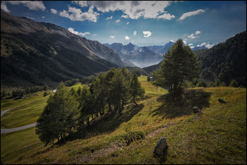 Am Berninapass / Alpenpanorama