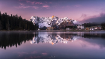 The Sunrise at Misurina / Dolomites - Italy