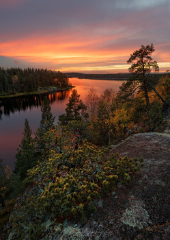 Abend auf Ladoga / ***