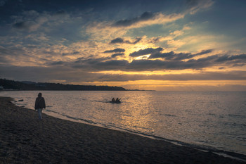 Abendstimmung am Meer / ***