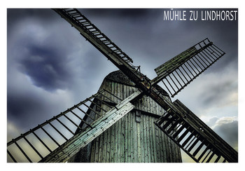 Windmühle / historische Windmühle in Lindhorst