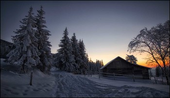 Abendglühen / Eiskalt