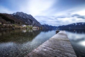 Traunsee / Winterstimmung am Traunsee