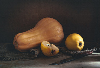 Stillleben mit Kürbis / ***