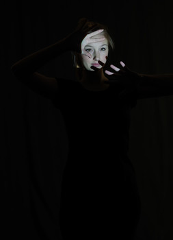 Spielerei mit Licht / Studioaufnahme