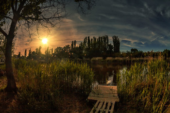 Abend auf dem See / ***