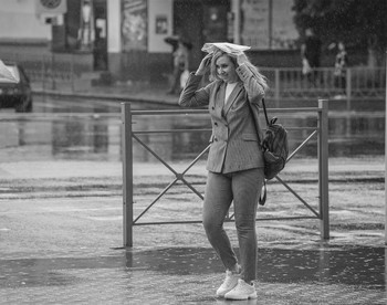 Verlassen des regen ... / ***