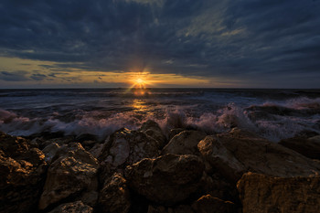 Abendstimmung am Meer / ***