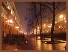 Lights of the city at night / ***