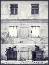 Different views on life outside the window. / ***