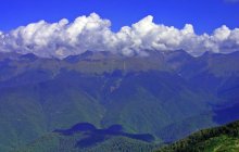 Caucasus. Clouds and shadows. / ***