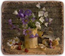 with bark and strawberries / ***